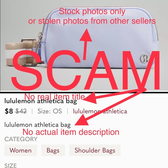 LULULEMON SCAMMERS - DO NOT BUY THIS LISTING - Picture 7 of 10